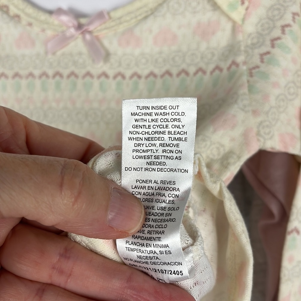 Tahari Baby 3 Piece Creeper Set Bodysuits Gray Rose Yellow Embroidered Solid - Picture 8 of 9